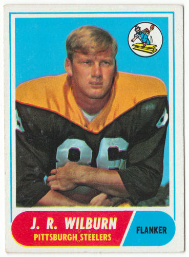 1968 Topps Football #59 J R Wilburn Rookie Card