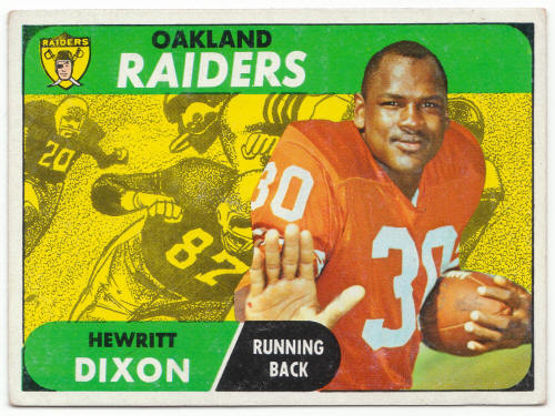 1968 Topps Football #64 Hewritt Dixon