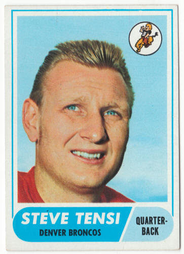 1968 Topps Football #69 Steve Tensi