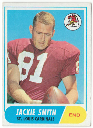 1968 Topps Football 86 Jackie Smith front