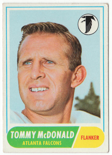 1968 Topps Football 99 Tommy McDonald front
