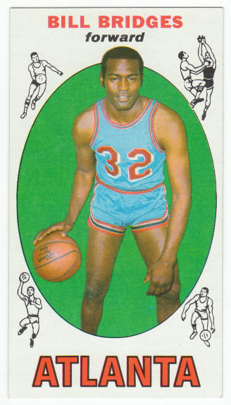 1969-70 Topps #86 Bill Bridges rookie card