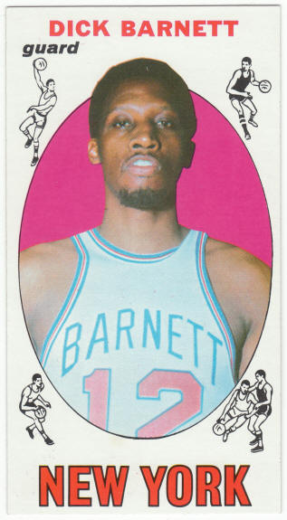 1969-70 Topps Basketball #18 Dick Barnett Rookie Card