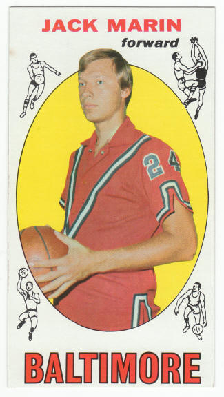 1969-70 Topps #26 Jack Marin rookie card