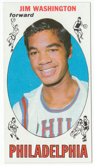 1969-70 Topps #17 Jim Washington rookie card