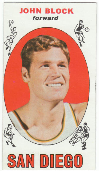 1969-70 Topps #9 John Block Rookie Card front