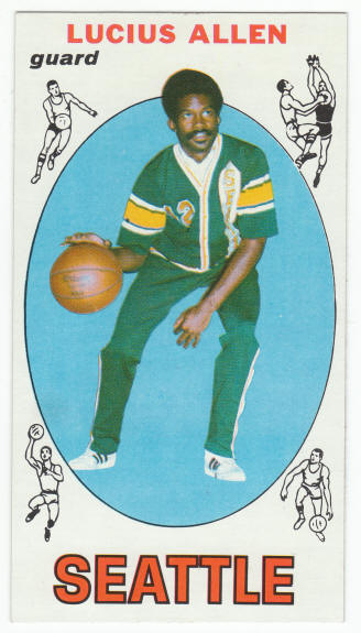 1969-70 Topps Lucius Allen #6 Rookie Card