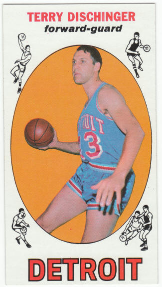 1969-70 Topps #33 Terry Dischinger Rookie Card front