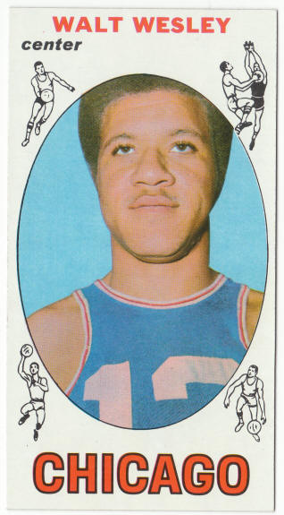 1969-70 Topps #22 Walt Wesley rookie card