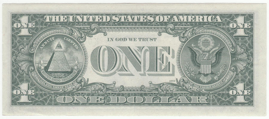 1969 Series D US Washington One Dollar Star Note