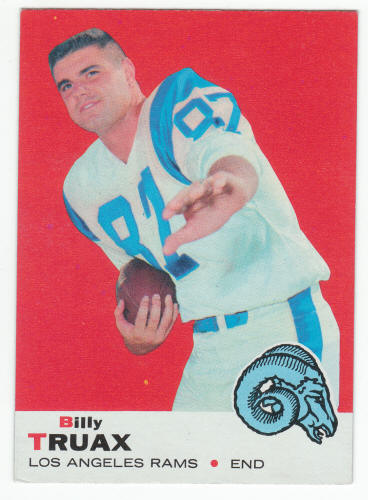 1969 Topps Billy Truax #103 Rookie Card front