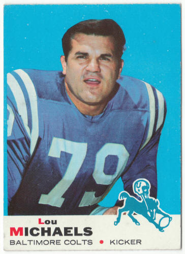 1969 Topps Football #116 Lou Michaels