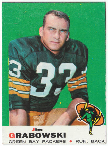 1969 Topps Football #124 Jim Grabowski