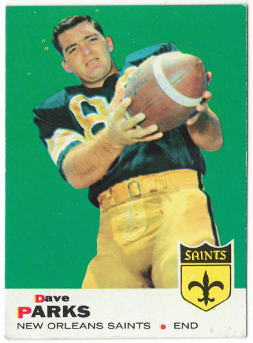 1969 Topps Football #127 Dave Parks