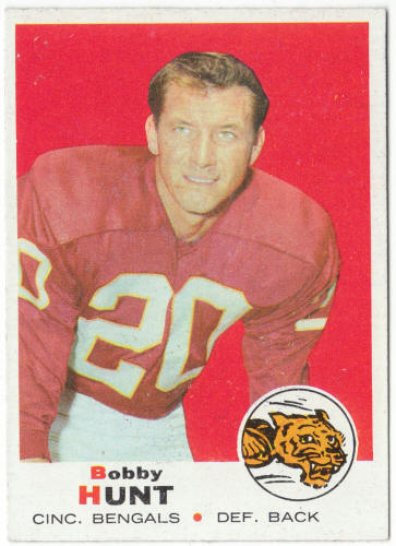 1969 Topps Football #243 Bobby Hunt