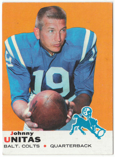 1969 Topps Football #25 Johnny Unitas