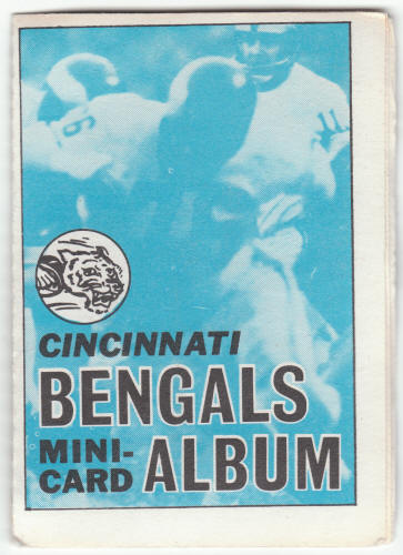 1969 Topps Cincinnati Bengals 4-in-1 Mini-Card Album #19