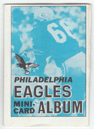 1969 Topps Philadelphia Eagles 4-in-1 Mini-Card Album 12