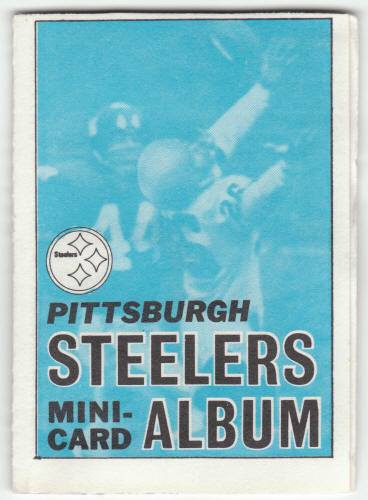 1969 Topps Pittsburgh Steelers 4-in-1 Mini-Card Album 13