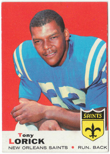 1969 Topps Football #61 Tony Lorick