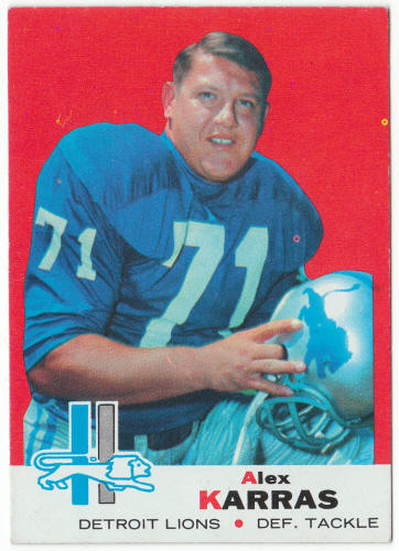 1969 Topps Football #123 Alex Karras