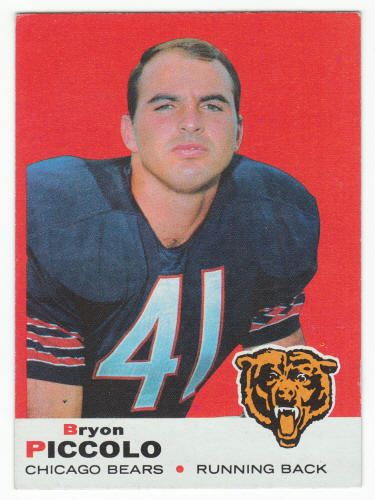 1969 Topps Brian Piccolo #26 Rookie Card front