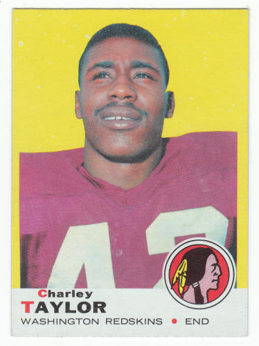 1969 Topps Charley Taylor #67 Card Front