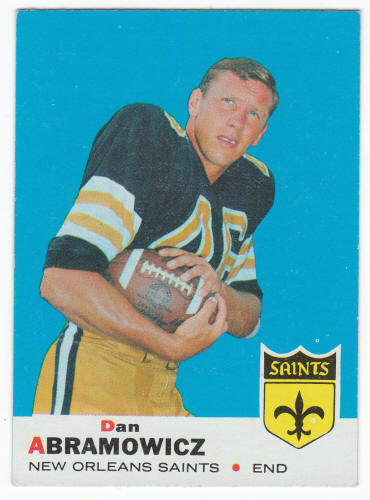 1969 Topps Dan Abramowicz #36 Rookie Card front