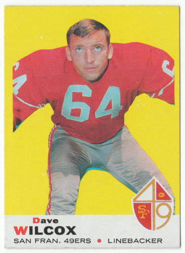 1969 Topps Football #44 Dave Wilcox front