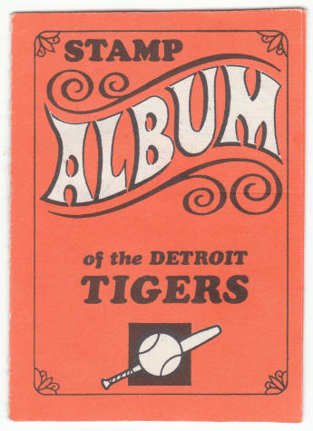 1969 Topps Stamp Album #22 Detroit Tigers Ex front
