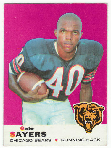 1969 Topps Gale Sayers #51 Card Front