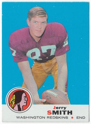 1969 Topps Football #45 Jerry Smith front