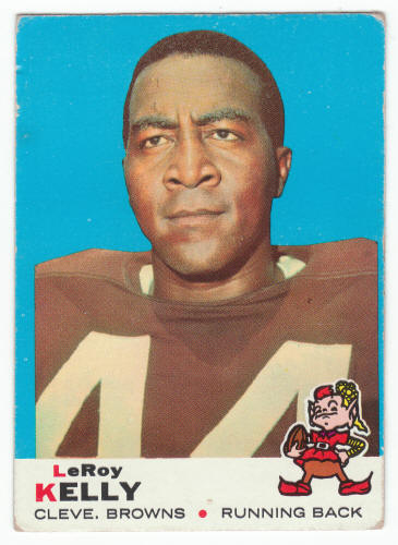 1969 Topps Leroy Kelly #1 Card Front