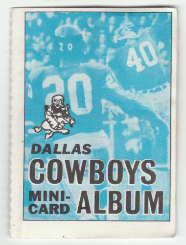 1969 Topps Dallas Cowboys 4-in-1 Mini-Card Album #5 Complete