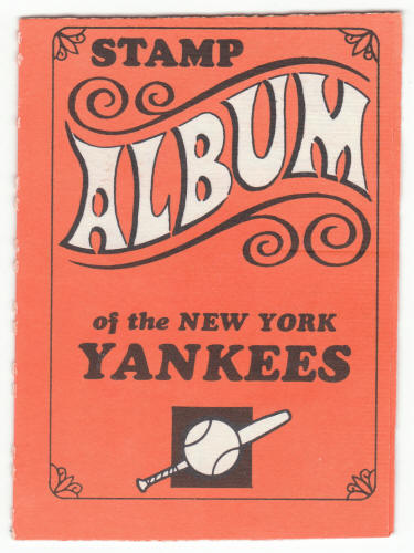 1969 Topps Stamp Album #17 New York Yankees front