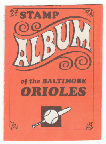 1969 Topps Stamp Album #13 Baltimore Orioles Ex- front