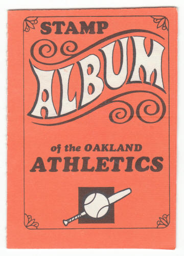 1969 Topps Stamp Album #18 Oakland Athletics front