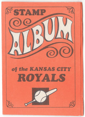 1969 Topps Stamp Album #20 Kansas City Royals front