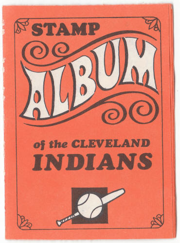 1969 Topps Stamp Album #21 Cleveland Indians front cover