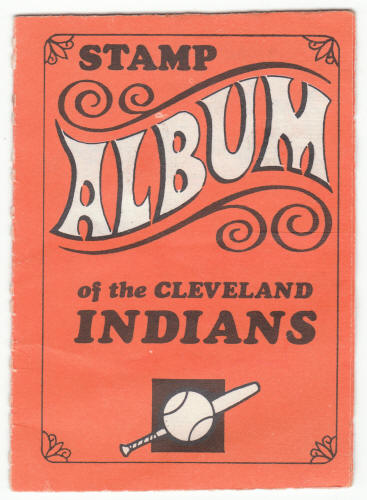 1969 Topps Stamp Album #21 Cleveland Indians front cover