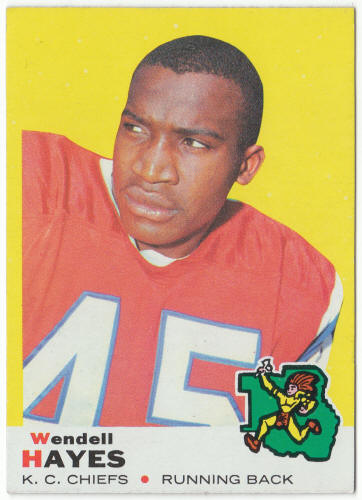 1969 Topps Football #58 Wendell Hayes