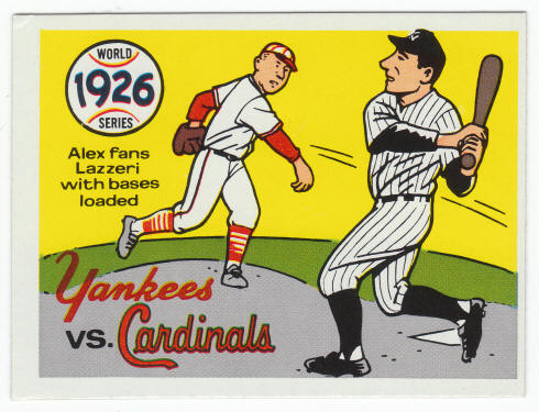 1970 Fleer 1926 World Series Card #23 Alexander Tony Lazzeri