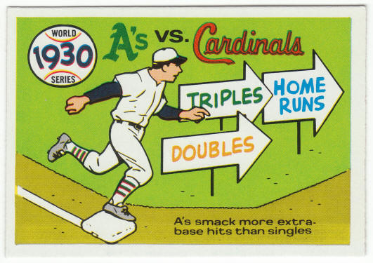 1970 Fleer 1930 World Series Card #27