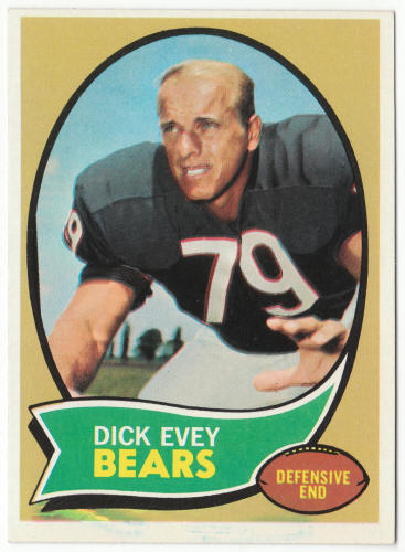 1970 Topps Football #106 Dick Evey