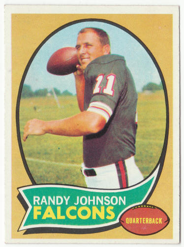 1970 Topps Football #126 Randy Johnson front