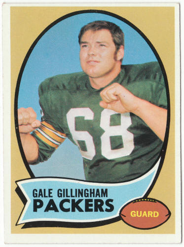 1970 Topps Football #131 Gale Gillingham Rookie Card
