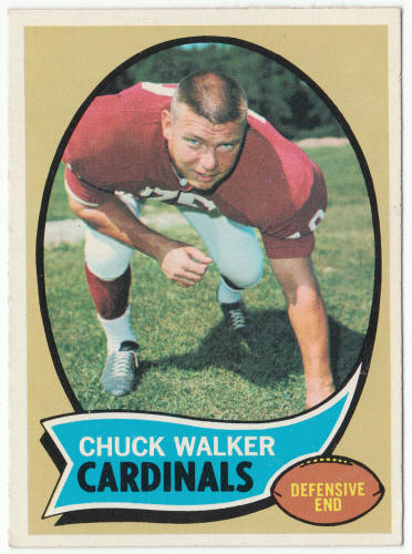 1970 Topps Football #133 Chuck Walker Rookie Card front