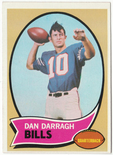 1970 Topps Football #136 Dan Darragh Rookie Card
