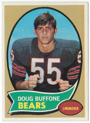 1970 Topps Football #163 Doug Buffone Rookie Card front