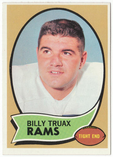 1970 Topps Football #18 Billy Truax